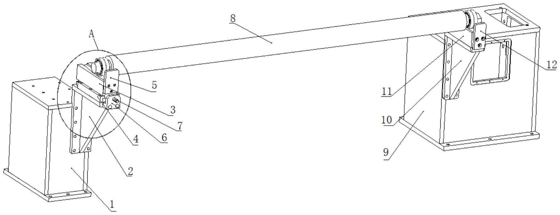 一种铜箔芭乐APP最新下载网站进入IOS放卷延长架机构的制作方法